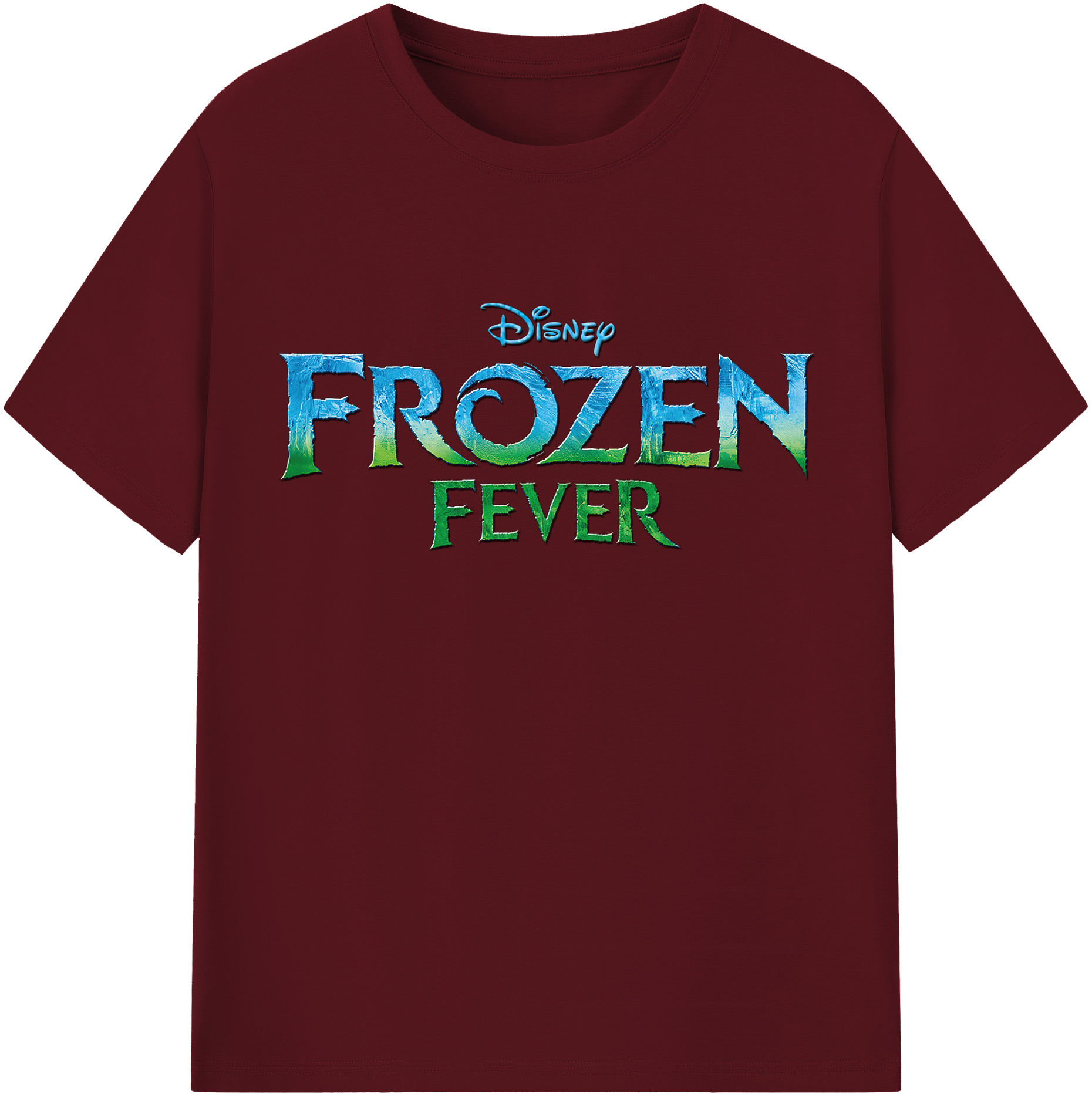 （画像用） アナと雪の女王 アンナ エルサ Frozen Anna Elsa 綿100％半袖Tシャツ（フロントプリント）